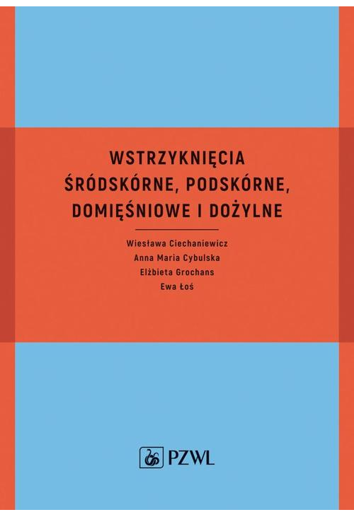 Wstrzyknięcia śródskórne, podskórne, domięśniowe i dożylne