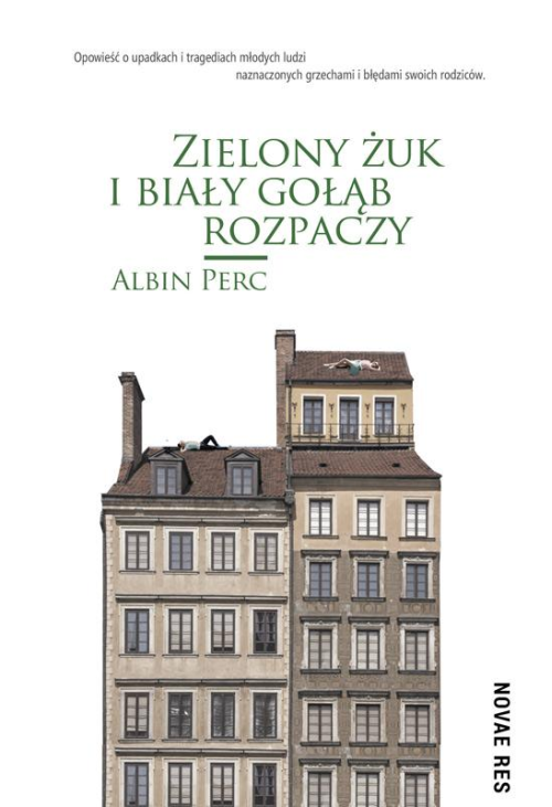 Zielony żuk i biały gołąb rozpaczy