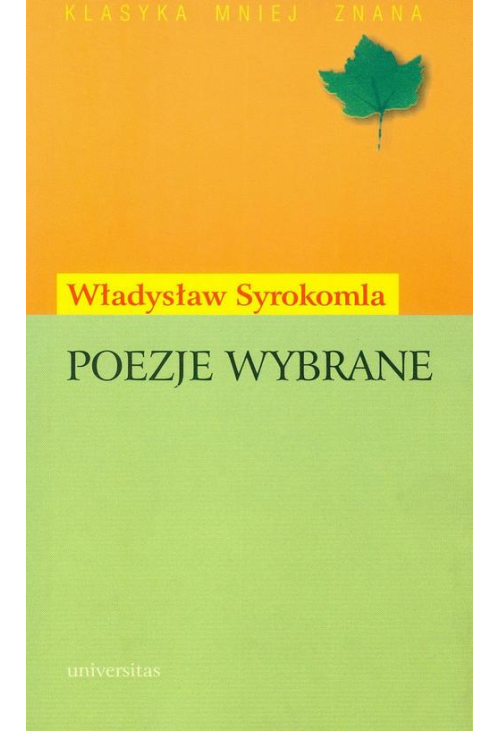 Poezje wybrane (Władysław Syrokomla)