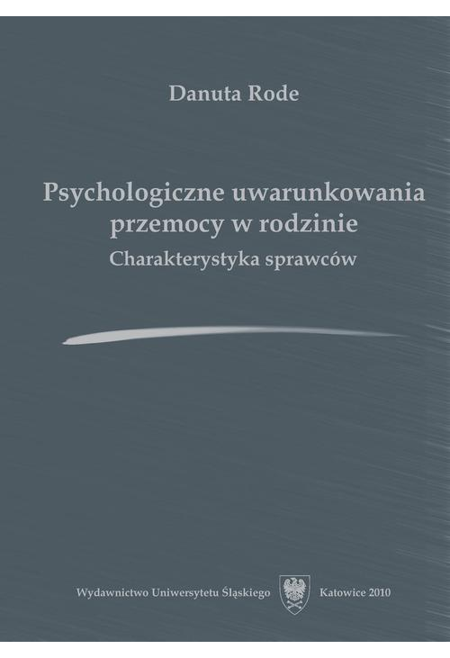 Psychologiczne uwarunkowania przemocy w rodzinie