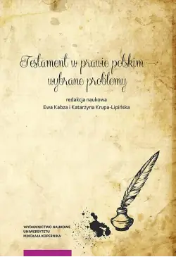Testament w prawie polskim...