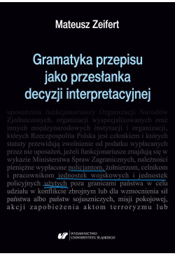 Gramatyka przepisu jako...