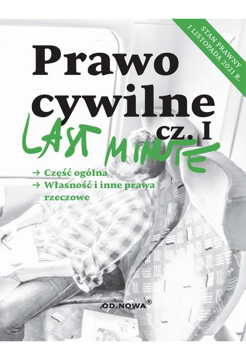 Last Minute Prawo cywilne cz.I - listopad 2021