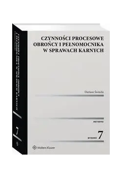 Czynności procesowe obrońcy...