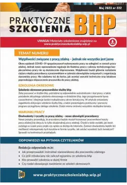 Praktyczne szkolenia BHP...