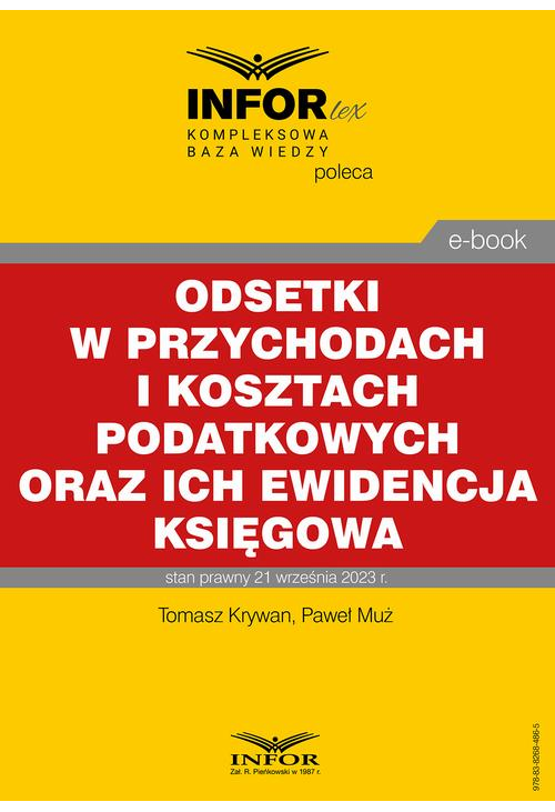 Odsetki w przychodach i kosztach podatkowych oraz ich ewidencja księgowa