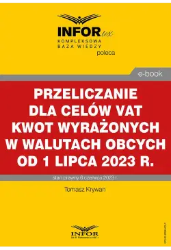 Przeliczanie dla celów VAT...