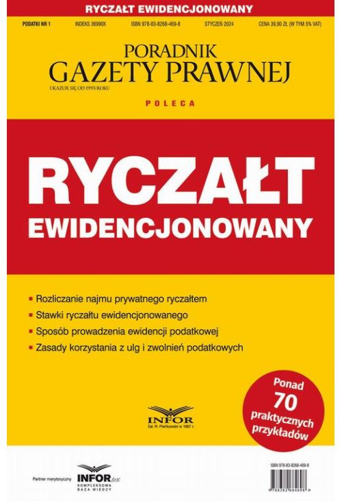 Ryczałt ewidencjonowany Podatki 1/2024