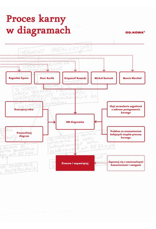 Prawo w diagramach. Proces Karny