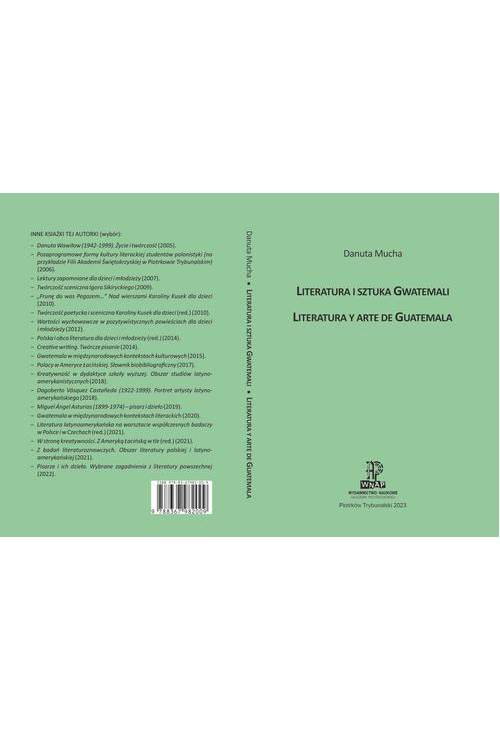 Literatura i sztuka Gwatemali. Literatura y arte de Guatemala.