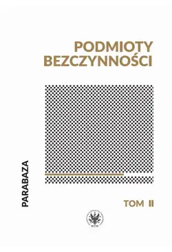 Podmioty bezczynności