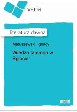 Wiedza tajemna w Egipcie