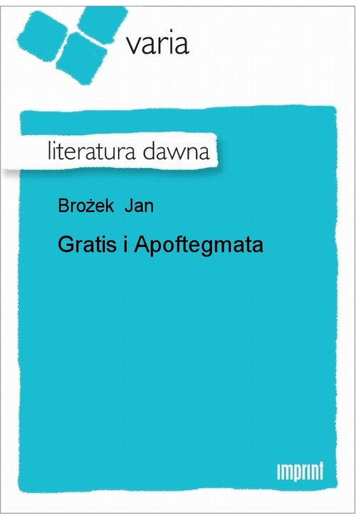 Gratis i Apoftegmata