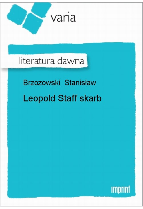 Leopold Staff "Skarb"