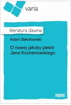 O nowej jakoby pieśni