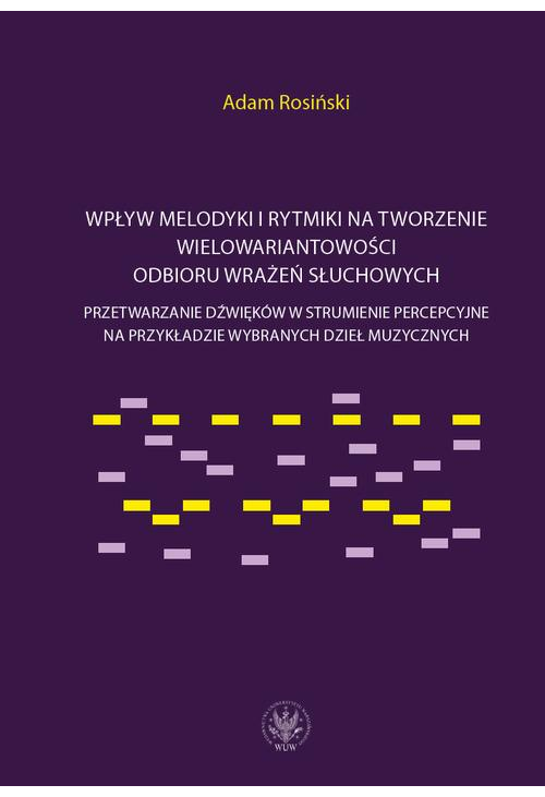 Wpływ melodyki i rytmiki na tworzenie wielowariantowości odbioru wrażeń słuchowych