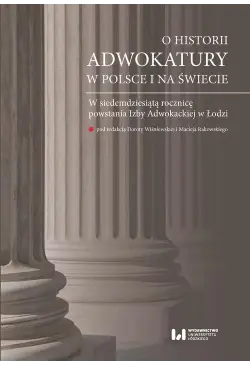 O historii adwokatury w...