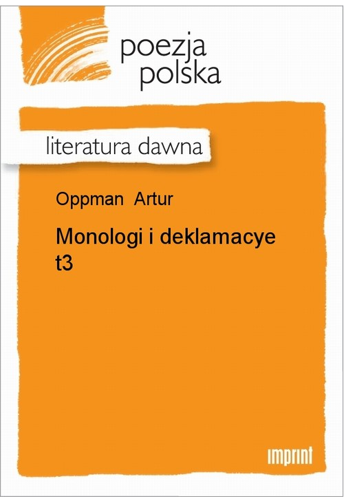 Monologi i deklamacye, t. 3