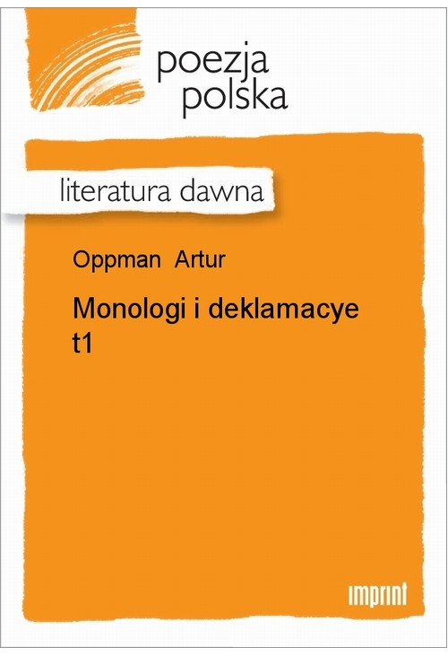 Monologi i deklamacye, t. 1