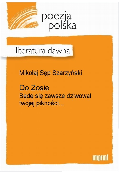 Do Zosie