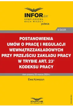 Postanowienia umów o pracę...