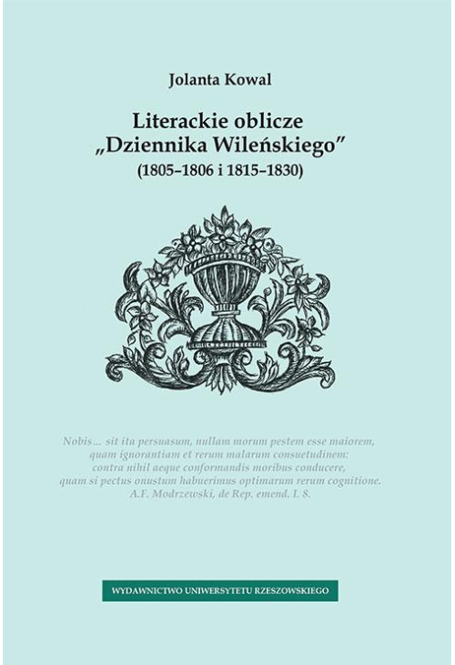 Literackie oblicze „Dziennika Wileńskiego” (1805-1806 i 1815-1830)