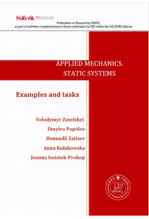 Applied mechanics. Static systems. Examples and tasks