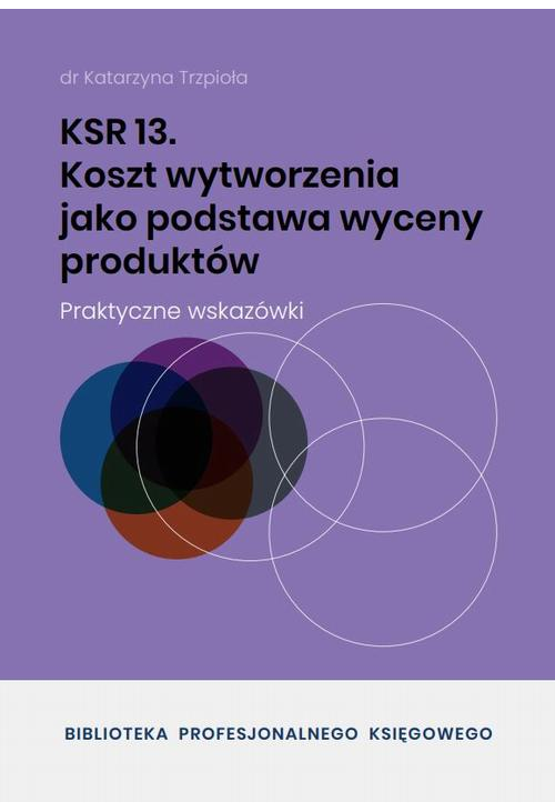 KSR 13 Koszt wytworzenia jako podstawa wyceny produktów