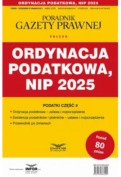 Ordynacja podatkowa, NIP 2025
