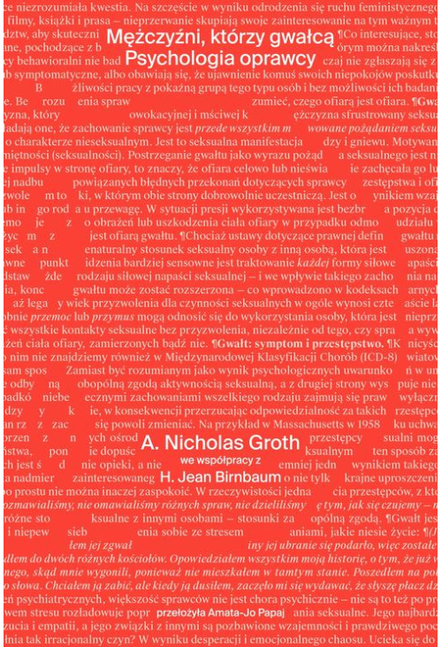 Mężczyźni, którzy gwałcą. Psychologia oprawcy