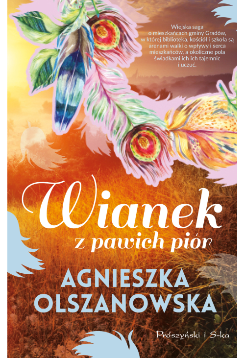 Wianek z pawich piór