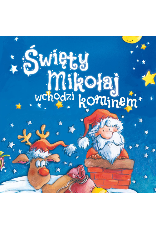Święty Mikołaj wchodzi kominem