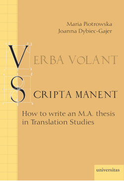 Verba volant, scripta...