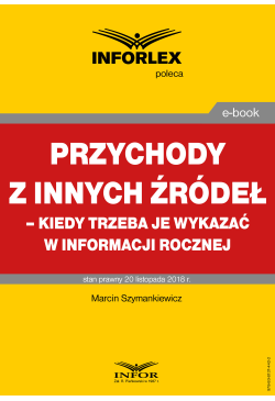 Przychody z innych źródeł -...