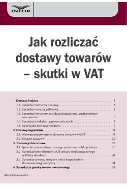 Jak rozliczać dostawy...