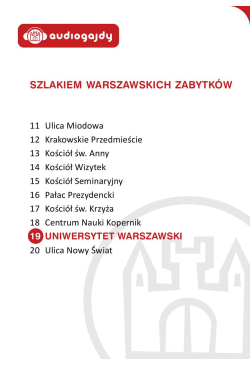 Uniwersytet Warszawski....