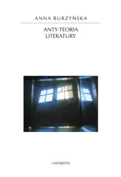 Anty-teoria literatury
