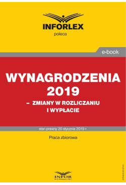 Wynagrodzenia 2019 - ZMIANY...