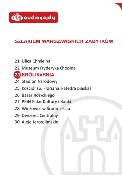 Królikarnia. Szlakiem...