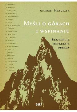 Myśli o górach i wspinaniu