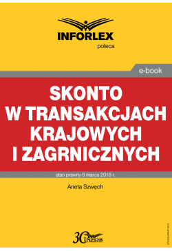 Skonto w transakcjach...
