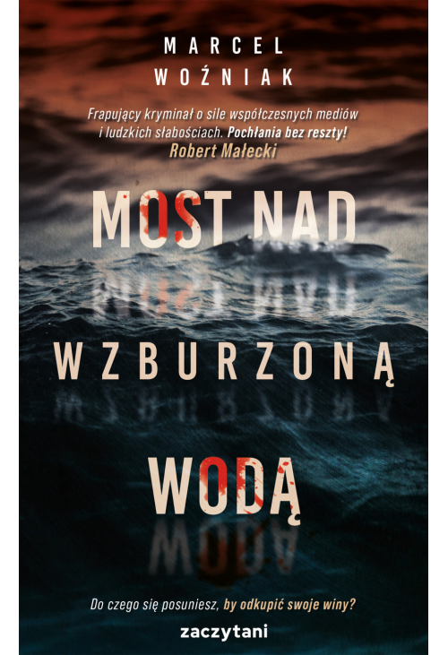 Most nad wzburzoną wodą