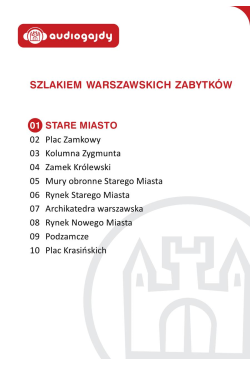Stare Miasto. Szlakiem...