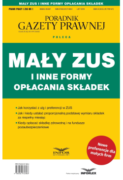 MAŁY ZUS I INNE FORMY...