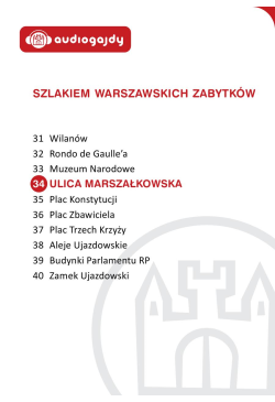 Ulica Marszałkowska....