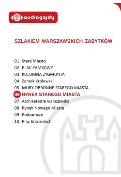 Rynek Starego Miasta....