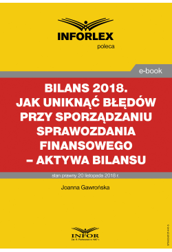 BILANS 2018. Jak uniknąć...