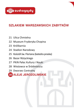 Aleje Jerozolimskie....