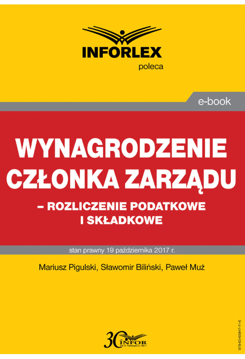 Wynagrodzenie członka zarządu - rozliczenia podatkowe i składkowe