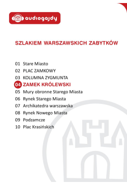 Zamek Królewski. Szlakiem...